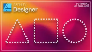 Affinity Designer DASHED LINE [Tutorial]