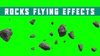 Green Screen Rocks Flying Effect || No Copyright || By SC