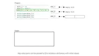 Creating a dictionary object; ch 10, video 3