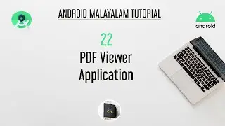 Android Studio Tutorial(Malayalam) -22- PDF Viewer Application | MrCyb | Android_Tutorial
