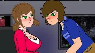 Gregory and Cassie - 2D fnaf cartoons parody