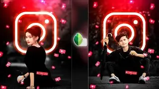 Instagram Glowing Logo Photo Editing In Snapseed | Instagram Trending Photo Editing | Photo Editing