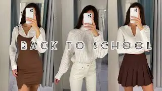 BACK TO SCHOOL 2021 / Shopping Vlog / Собираем образы на осень 2021 / H&M