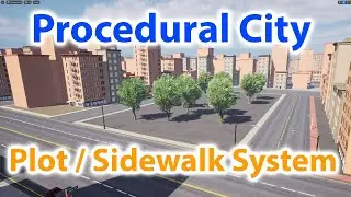 PCG 1.2  Devlog - New Plot and Sidewalk System!