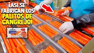 ¿Cómo Se Hacen Los Palitos De Cangrejo? [Proceso En Fábrica]