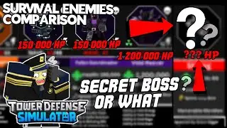 ALL TDS *Survival* Enemies [New] (Tower Defense Simulator)