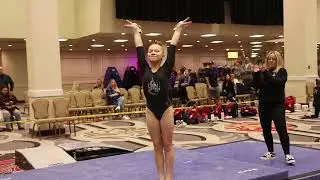 Giselle Leyvas 3rd Place Beam Vegas Fame Stars 2024 Wildfire Gymnast Level 8