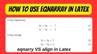 How to use eqnarray in LaTeX: Multiline Equations