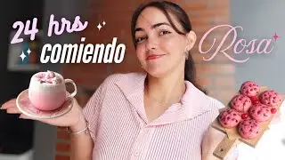 ¡24 HORAS Comiendo SOLO Comida ROSA!