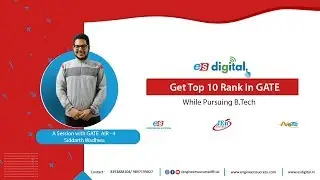 How to Get TOP 10 Rank in GATE while pursuing BTech | 2019