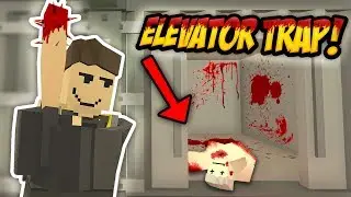 THE ELEVATOR TRAP - Unturned Roleplay | Trap Base Build!