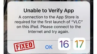 Fixed✅: Unable to Verify App | An Internet Connection is Required | Unable to Verify Scarlet App