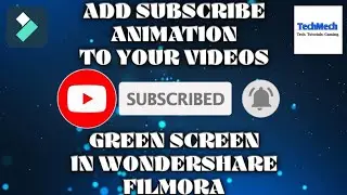 How to add Subscribe and Bell Icon Green Screen Animation to your videos in Wondershare Filmora