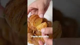 Hacemos estas papas acordeón en la querida Airfryer🥔✨