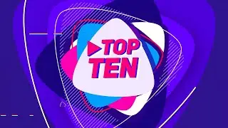 TOP 10 countdown with green screen no copyright content black mart