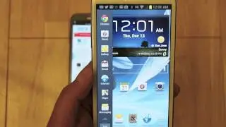 Galaxy Note II: Multi-Window View