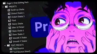 Enger's Viral Editing PRESET PACK! | Premiere Pro (for edits/AMVs)