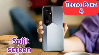 How To Enable Split Screen In Tecno Pova 4, Dual Screen Create In Tecno Pova 4,  Split Screen