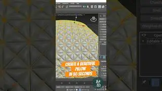 How to Modeling Cushion in 50 secounds #tutorial #3d #modeling
