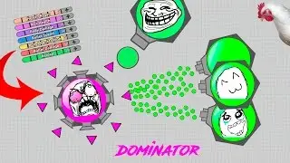 75 LVL OF DOMINATORS - New Types Of DOMINATORS IN DOMINATION Mode - DIEP.IO NEW UPTADE