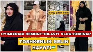 UYIMIZANI REMONTI VANIHOYAT TUGADI•OILAVIY KOTTA VLOG•ZO’R GILAMLA OLDIK!