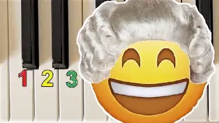 БЕТХОВЕН на пианино. МОЖЕТ СЫГРАТЬ КАЖДЫЙ!!!