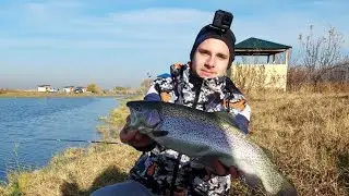 ЛОВЛЯ ФОРЕЛИ по ОТКРЫТОЙ ВОДЕ ,ПЕРВЫЙ  ТРОФЕЙ ЭТОГО СЕЗОНА