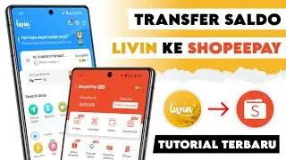 Cara Transfer Livin Mandiri ke ShopeePay || Isi Saldo ShopeePay Lewat Livin Mandiri