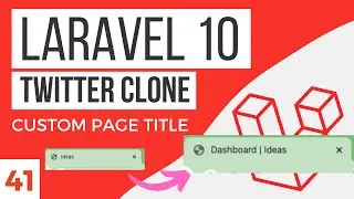 Custom Page Titles | Laravel 10 Tutorial #41