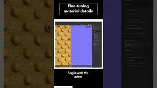 fine tuning material details IN SUBSTANCE 3D #gamedevelopment #ADOBE #3danimation