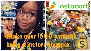 Make over $500 a month with instacart /Become a instore shopper/ come shop with me