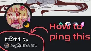 How to ping special font usernames in Discord