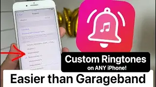 Set any Song as Ringtone on iPhone! Easier than GarageBand tutorial 2023
