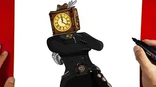 How to Draw New Large Clock Woman || skibidi toilet multiverse 042 Trailer