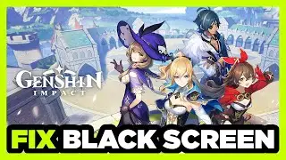 How to FIX Genshin Impact Black Screen!