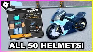 How to FIND *ALL 50 HELMET LOCATIONS* + Get YASAMO GP in CAR DEALERSHIP TYCOON! [ROBLOX]
