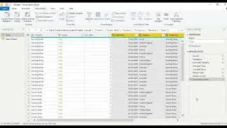 Returning previous row values in Power query editor