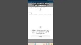 EPM Data Pipeline: Create variables