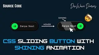 Easy CSS Sliding and Shining Button Animation | CSS Shining Effect | CSS Button | CSS Hover Effects