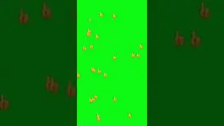 Like Emoji Rain Green Screen | 