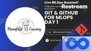 Day 1 - Git and GitHub - Implementing CI CD Pipeline for MLOps Workshop