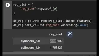 how to do linearregression in sklearn get score r2 r squared coefs coefficients