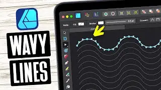 Draw Symmetrical Wavy Lines In Affinity Designer