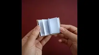 Мини книжка без клея! Удивительное оригами своими руками #shorts Mini Paper Book Origami