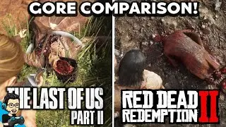 TLOU 2 vs RDR 2 - Gore, Dismemberment & Combat | Side by Side Comparison