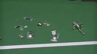 Замок центральный фронтальный на 3 или 4 ящика для тумбочек