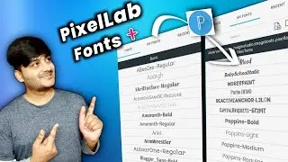 How To Add Fonts In Pixellab | Pixellab Me Font Kaise Add Kare | Install Fonts In Pixellab