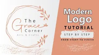 Modern Logo Design Tutorial 2020 (with leaf) - Step by Step Start to Finish - Illustrator Tutorials