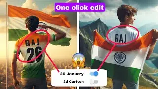 26 January  special photo editing 🇮🇳 || 3d Ai photo editing | Bing images creator #aiphotos