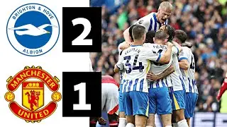 Manchester United vs Brighton (1-2) | CRAZY scenes as Brighton last minute winning Goal